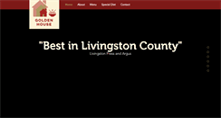 Desktop Screenshot of goldenhousechineserestaurant.com